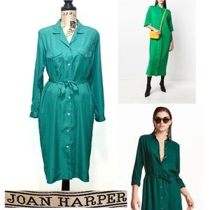 COOL Joan Harper Vintage Button Down Hostess Dress